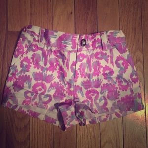 Lilly Pulitzer Girls Mini Callahan Shorts, Sz 6